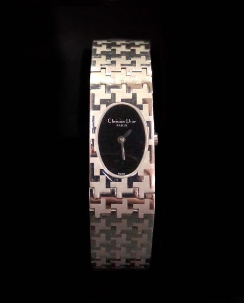 Christian Dior 黑面 經典腕錶